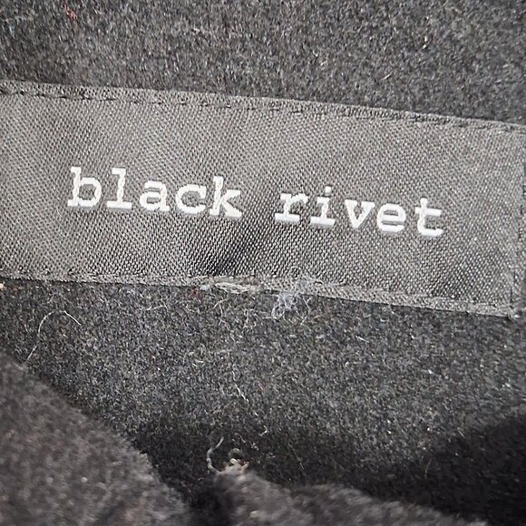 Black Rivet wool-blend and faux fur coat - Picture 6 of 10